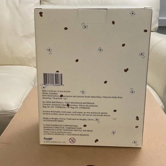 Starbucks Hello Kitty Plush - Picture 3 of 3